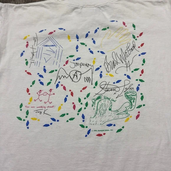 Vintage Hard Rock Cafe Signature Series Aerosmith T Shirt - Picture 9 of 12